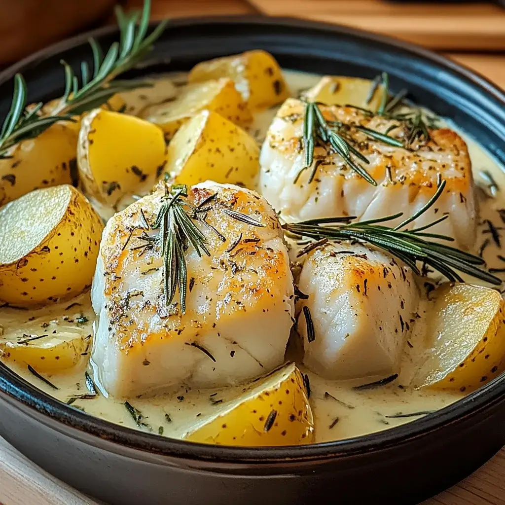 Creamy Rosemary Cod with Potatoes: A Delightful Recipe!