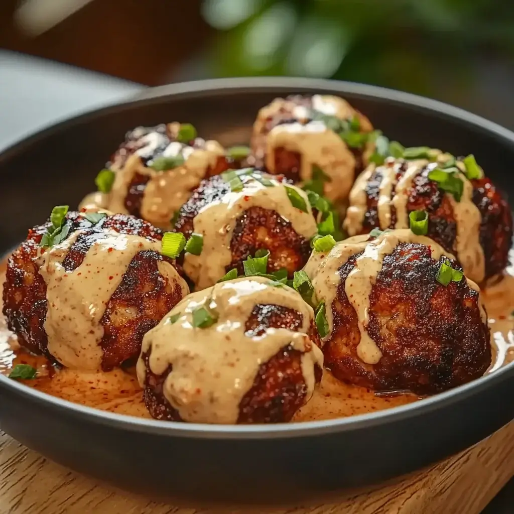 Korean BBQ Meatballs with Spicy Mayo Dip: A Must-Try!