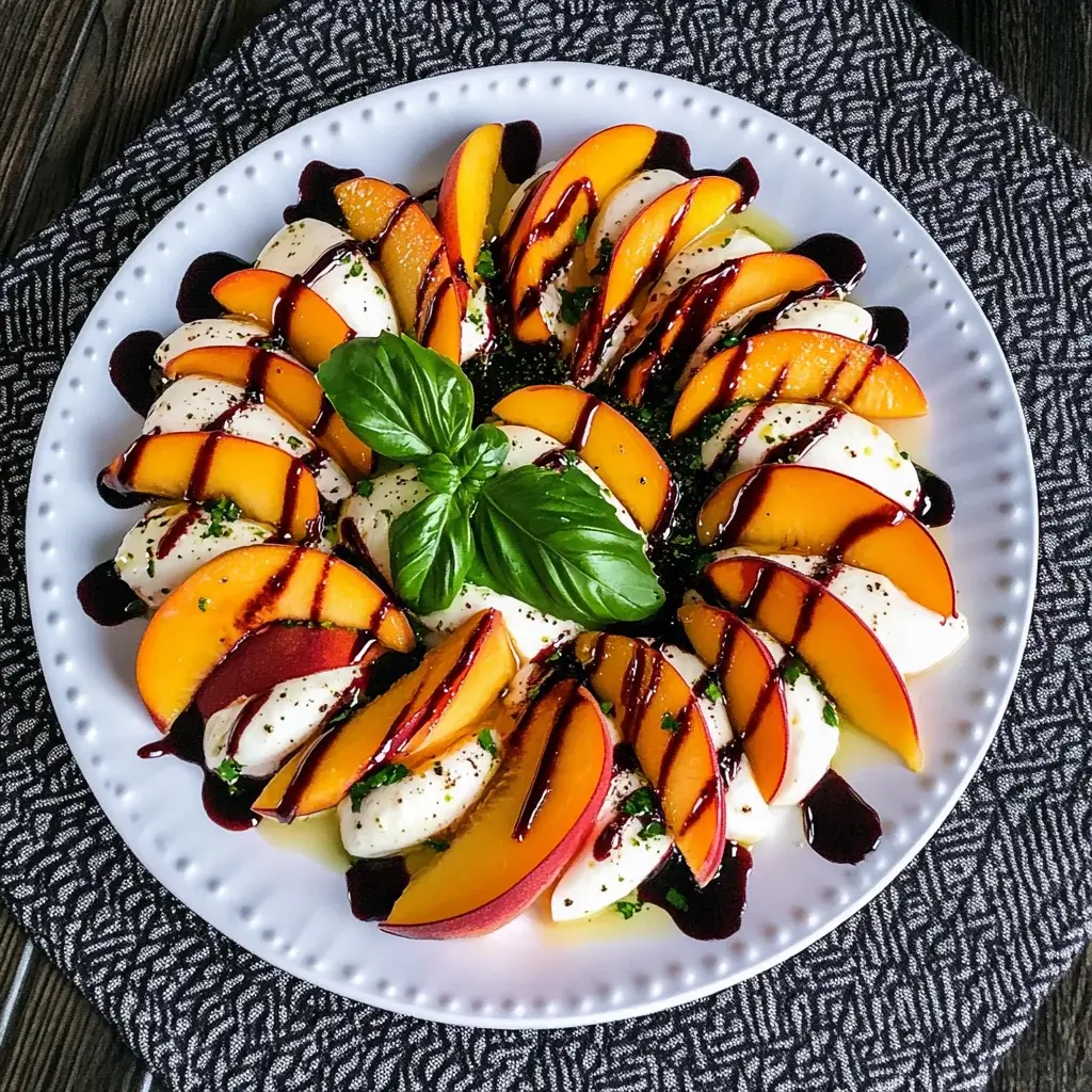 Peach Caprese Salad: A Refreshing Summer Delight!