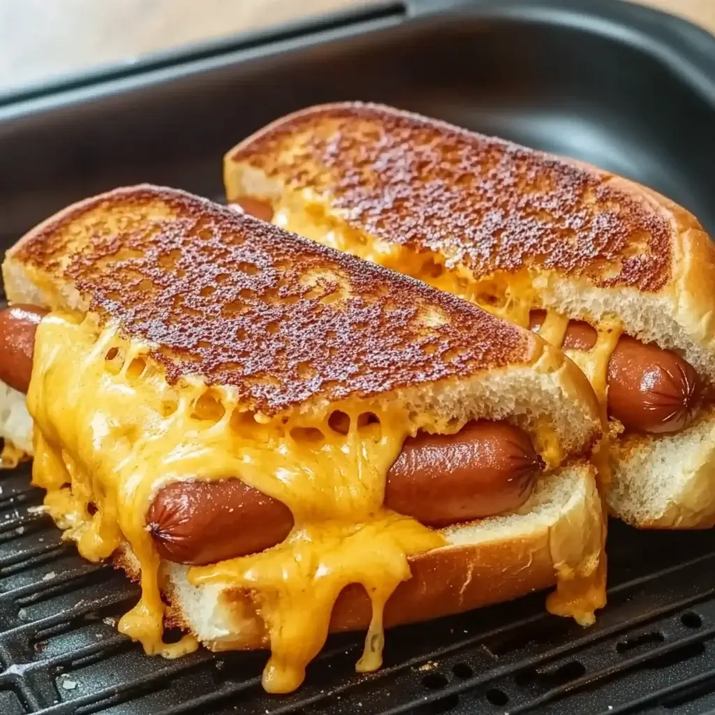 Air Fryer Grilled Cheese Hot Dogs: A Tasty Twist!