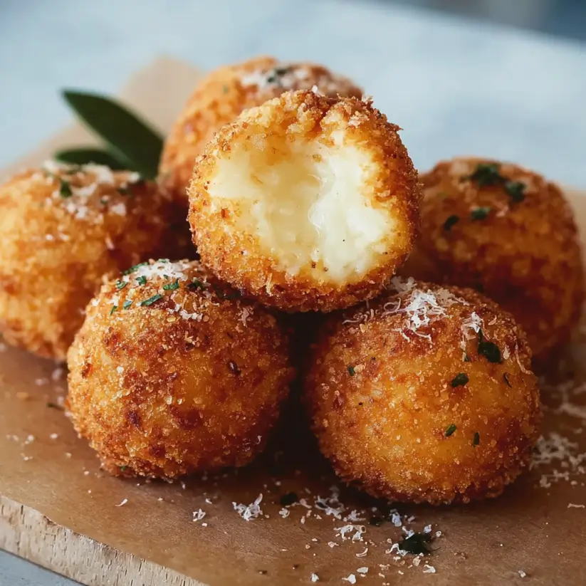 Cheesy Italian Arancini Balls you can’t resist!