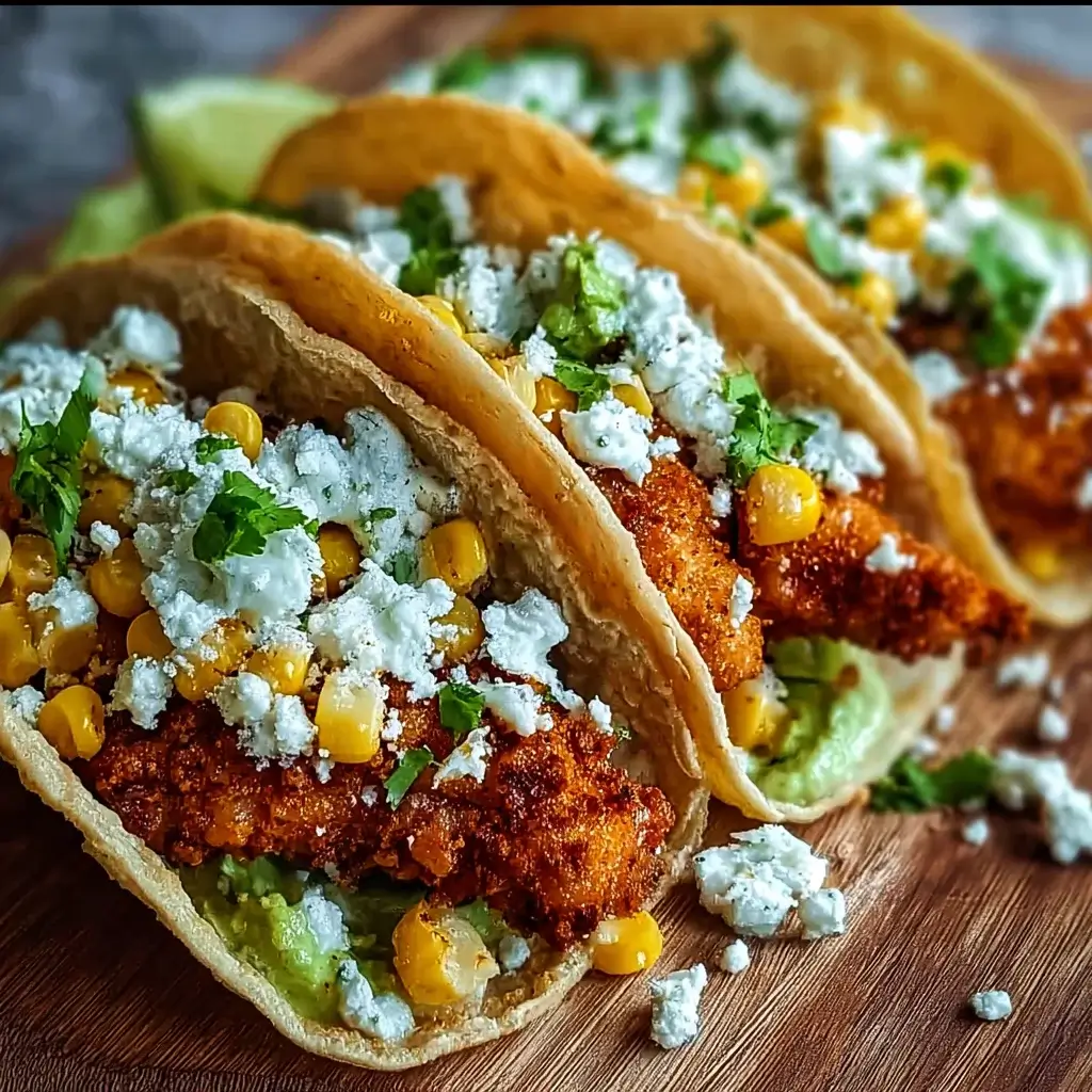 Crispy Fried Chicken Street Corn Tacos: A Delicious Must-Try!