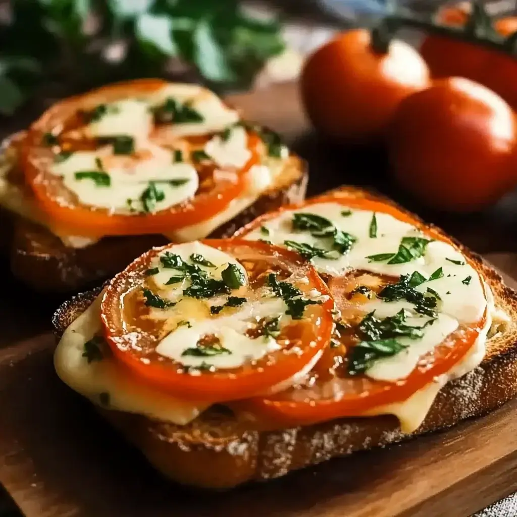 Garlic Cheese Tomato Toast: A Quick Tasty Delight!