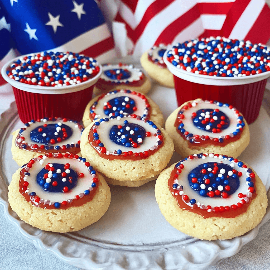 Patriotic Thumbprint Cookies: A Festive Treat Recipe!