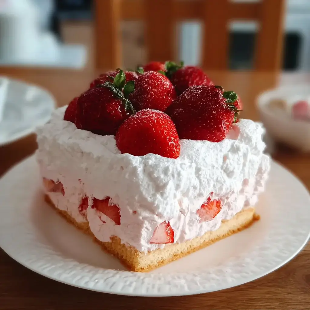 Strawberry Cloud Cake: Delight in a Heavenly Treat!