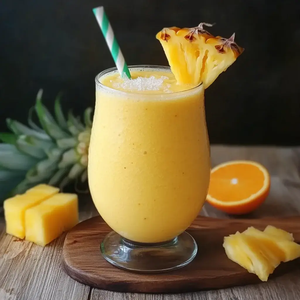 Tropical Pineapple Orange Smoothie: Refreshingly Simple Recipe!