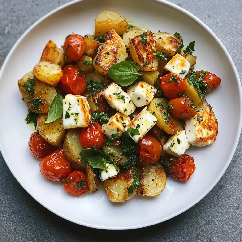 Warm Potato and Halloumi Salad: A Tasty Delight Awaits!