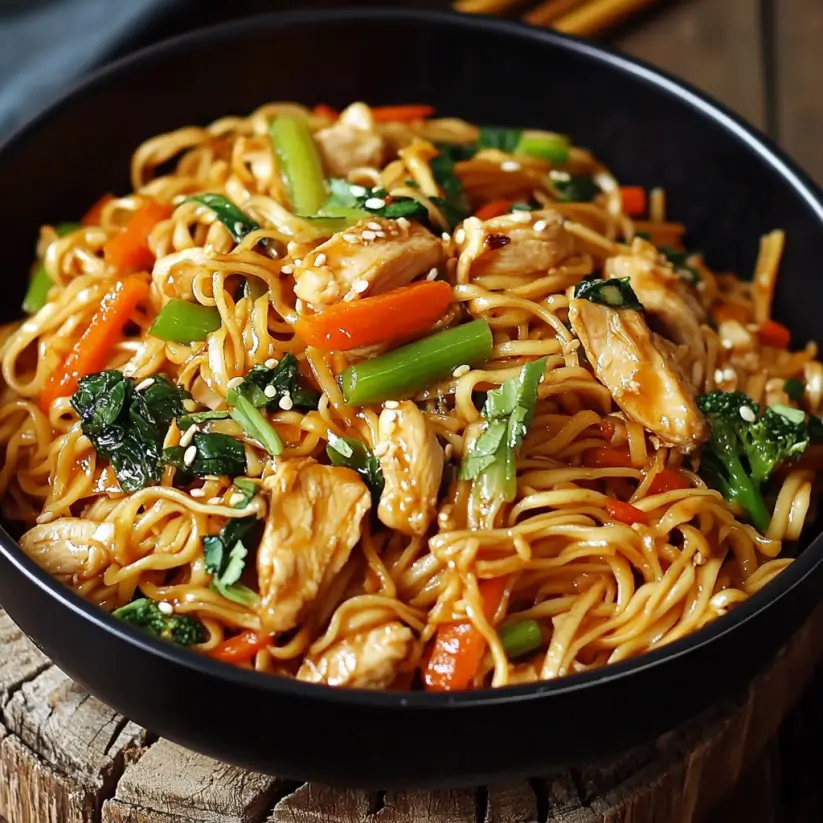15-Minute Chicken Stir-Fry Noodles for Quick Meals!