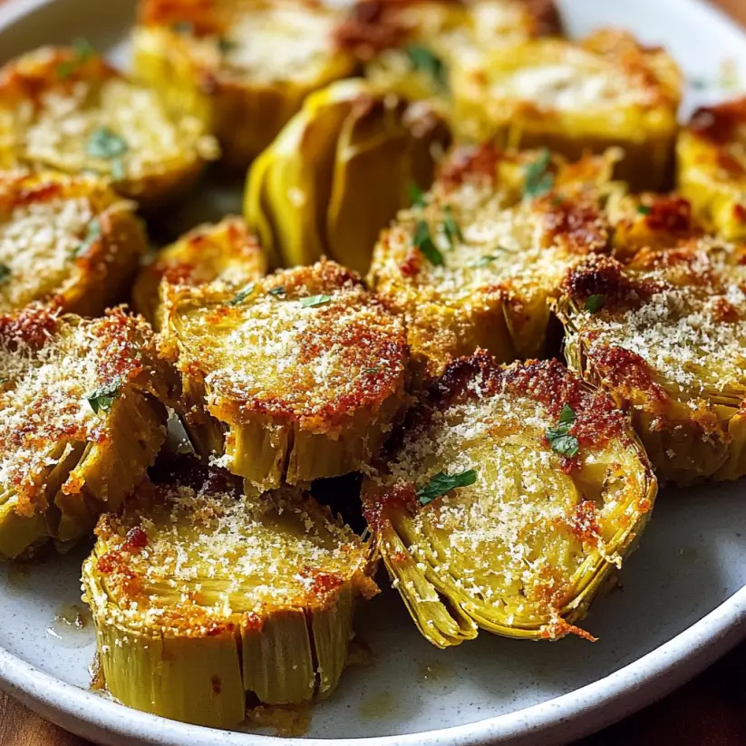 Baked Parmesan Artichoke Hearts that your guests will love!
