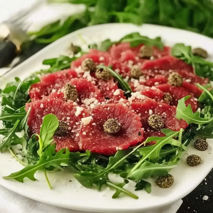 Beef Carpaccio with Arugula and Parmesan: A Delightful Recipe!