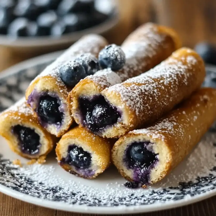 Blueberry French Toast Roll-Ups: A Sweet Delight Awaits!