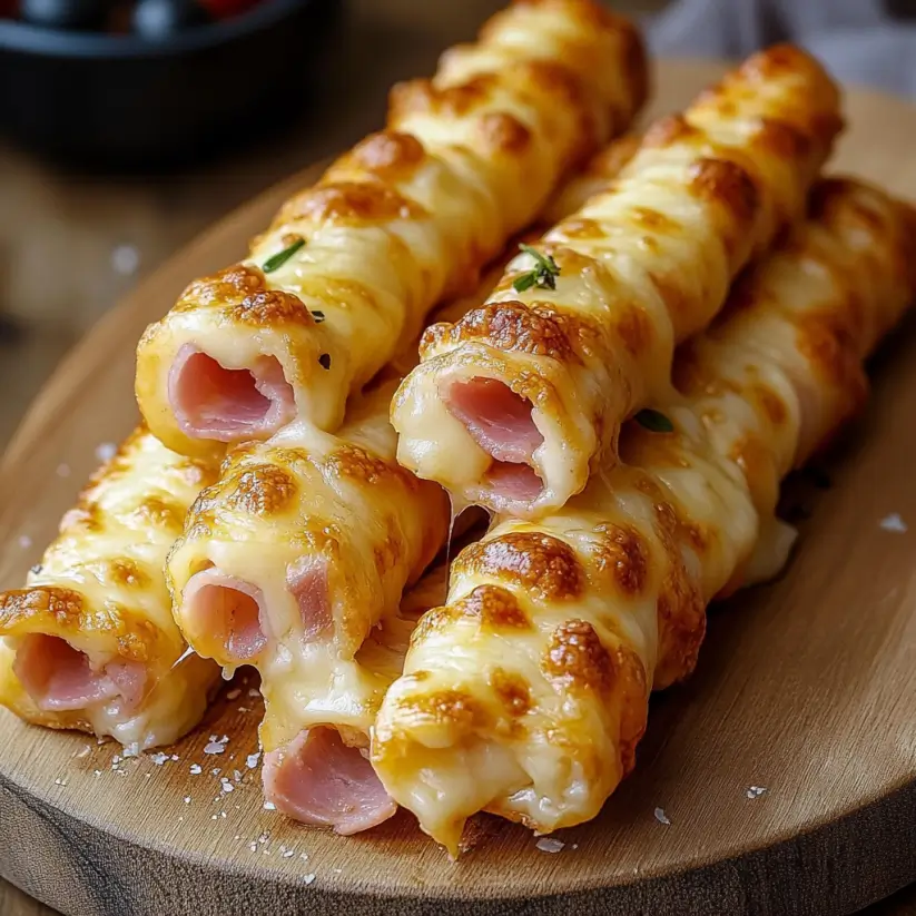 Cheesy Ham and Cheese Sticks: A Delicious Snack Idea!