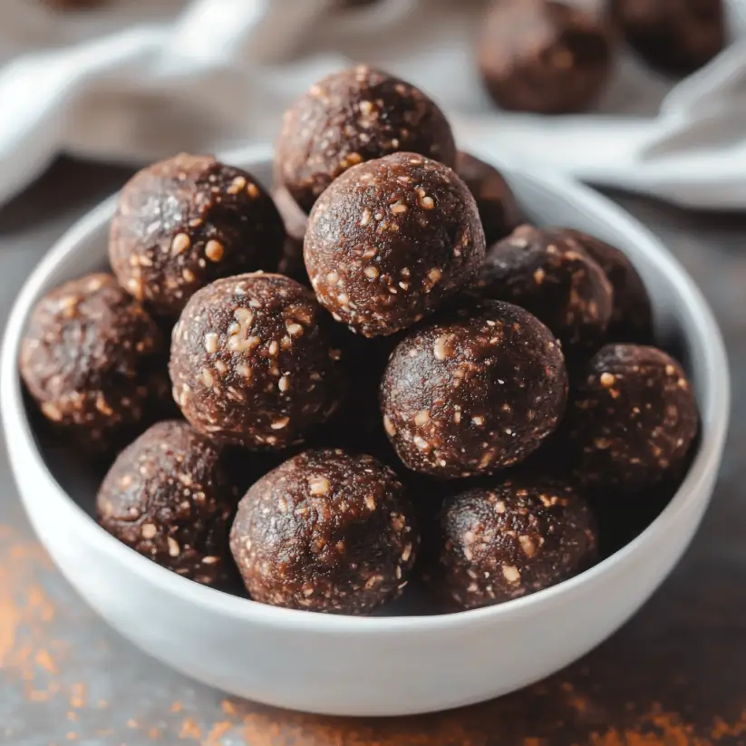 Chocolate Peanut Butter Energy Balls: Quick & Easy Recipe!