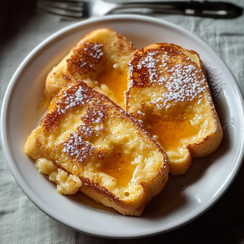 Crème Brûlée French Toast with Salted Caramel Recipe Delight