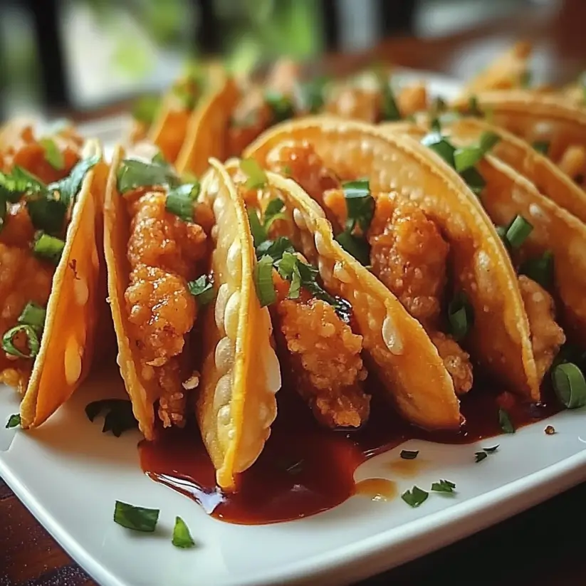 Crispy Chicken Wonton Tacos: A Crunchy Delight You’ll Love!