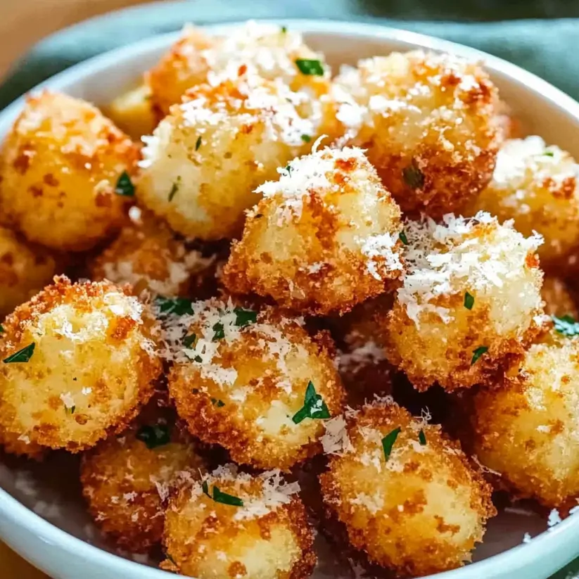 Crispy Parmesan Cauliflower Bites are Simply Irresistible!