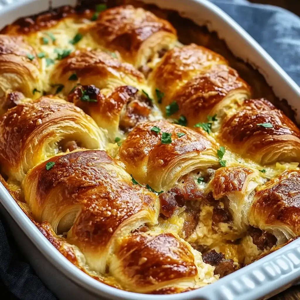 Croissant Breakfast Casserole: A Perfect Morning Treat!