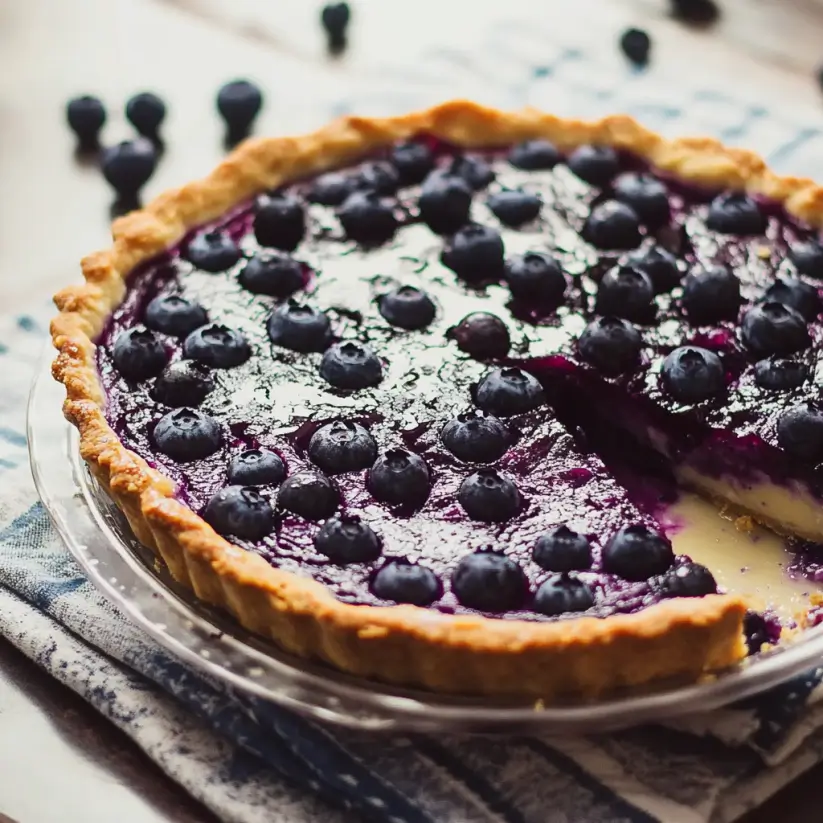 Crustless Blueberry Pie: Easy Recipe for a Sweet Treat!