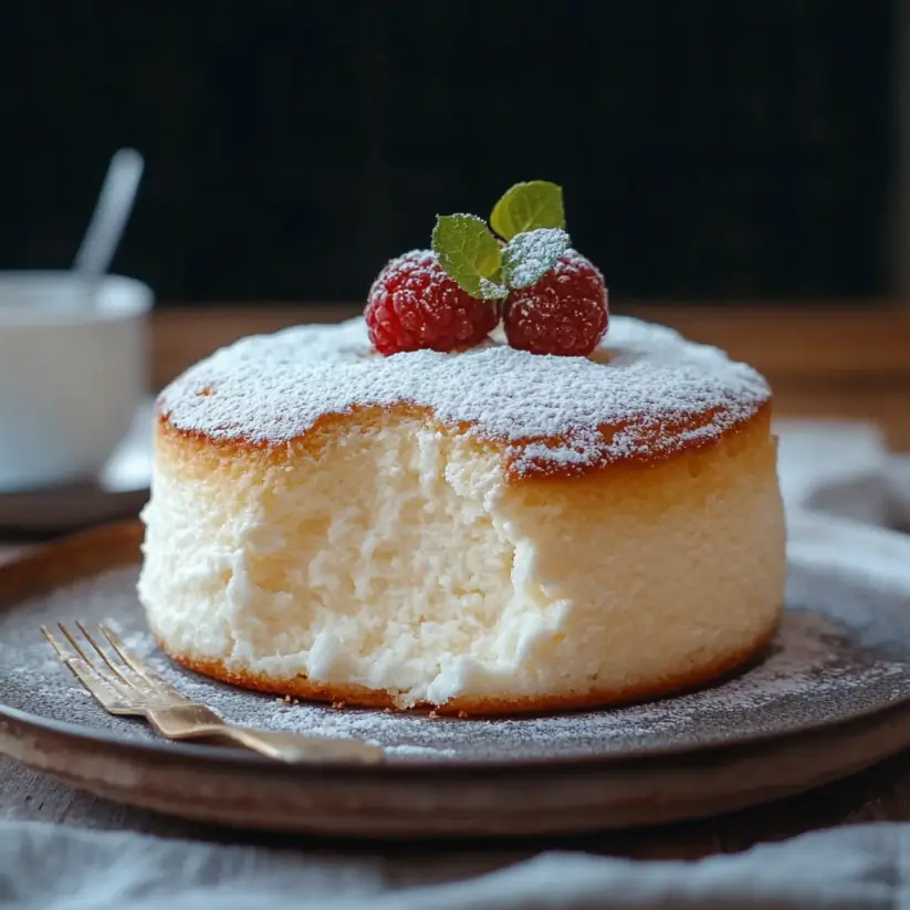 Fluffy Yogurt Cloud Cake: A Light Dessert Delight!