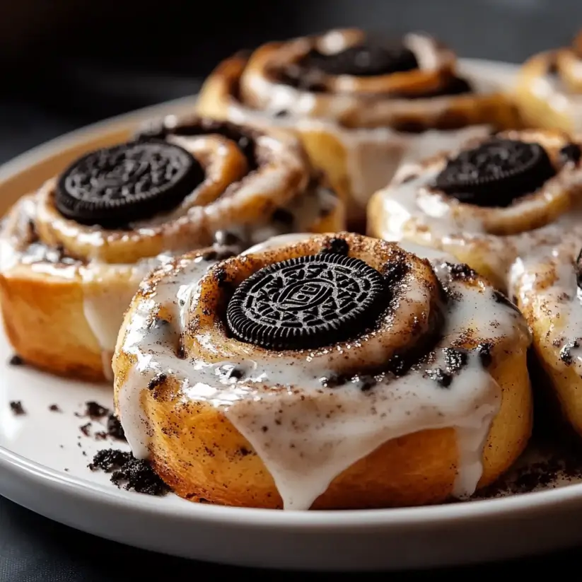 Oreo Stuffed Cinnamon Rolls are irresistible delights!