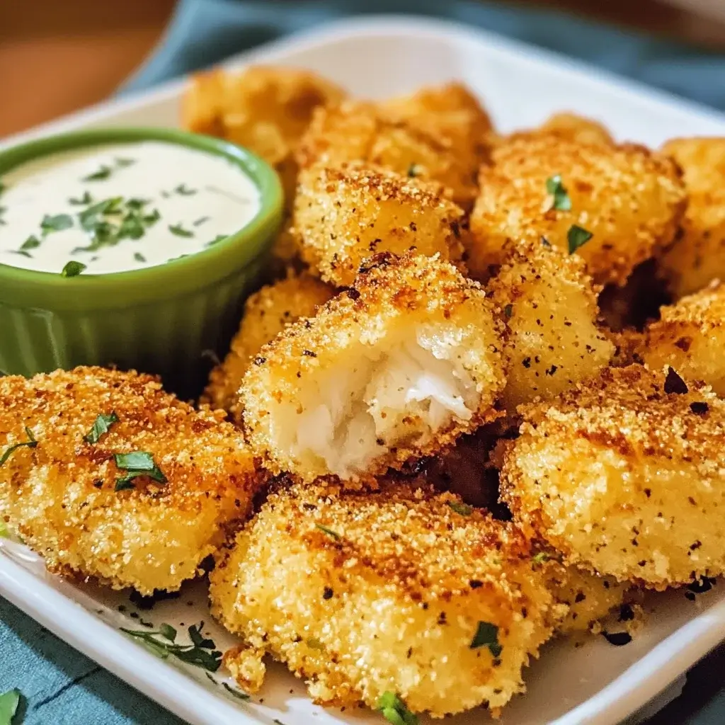 Parmesan Crusted Fish Nuggets that Delight Your Taste Buds!