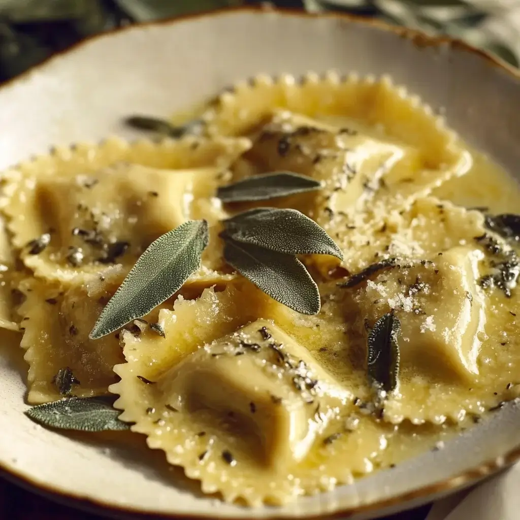 Ravioli with Sage Butter Sauce: A Simple Recipe Delight!