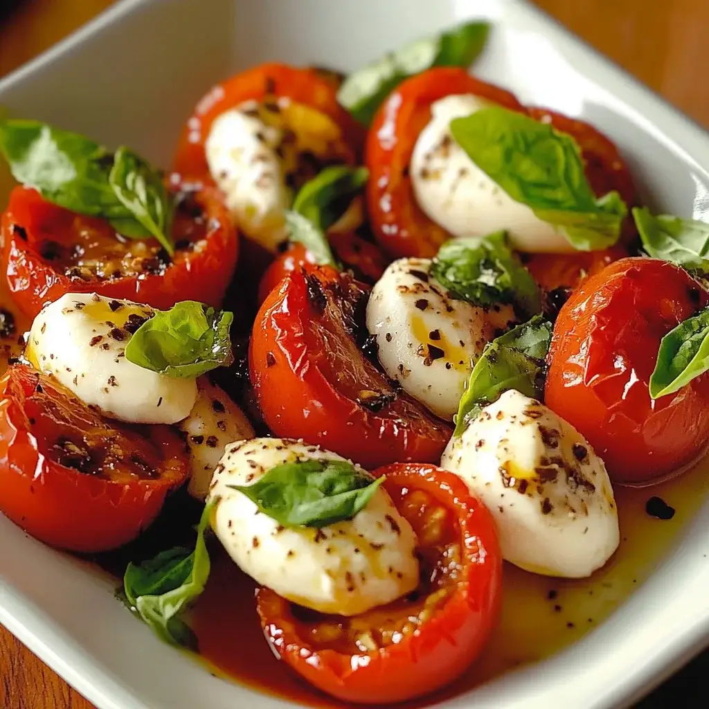 Roasted Tomato Caprese Salad: A Fresh Flavor Delight!