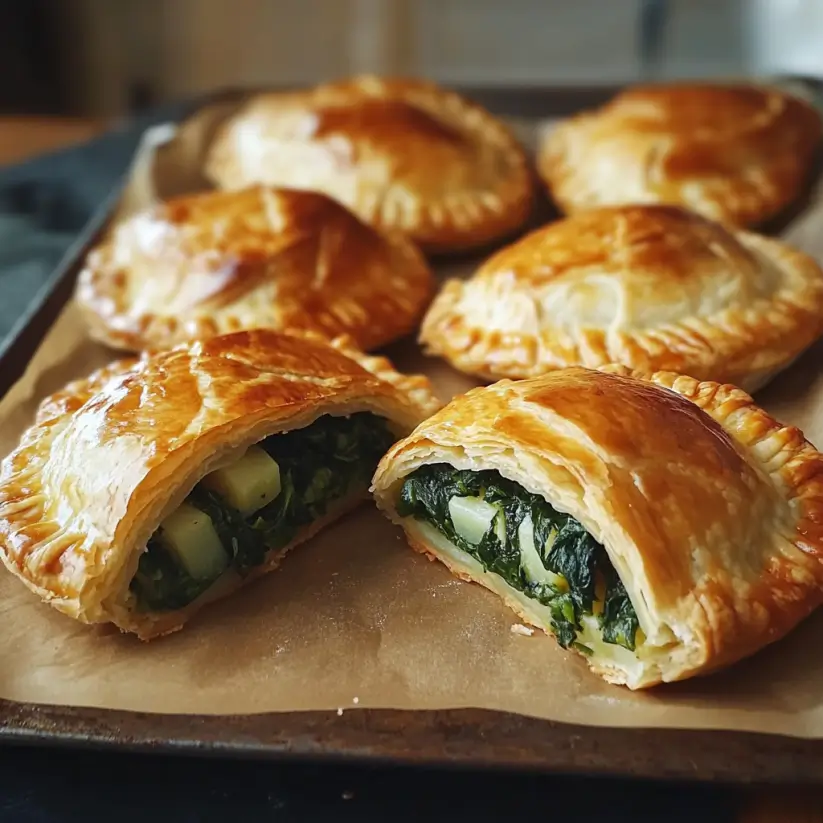 Spiced Spinach and Potato Pasty Pies: A Delicious Treat!