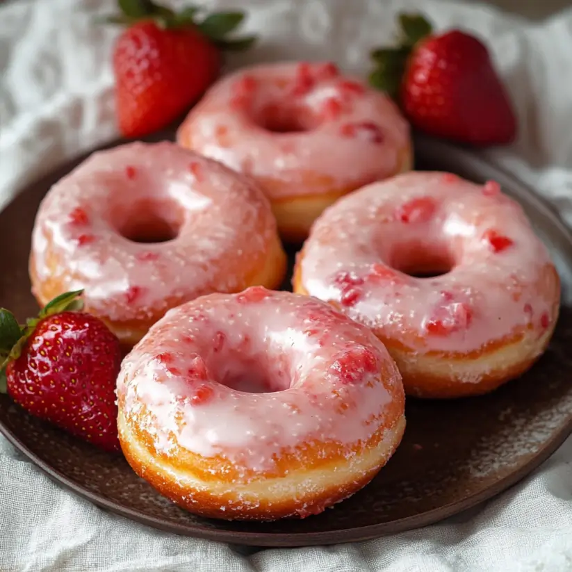 Strawberry Buttermilk Doughnuts: A Sweet Delight Recipe!
