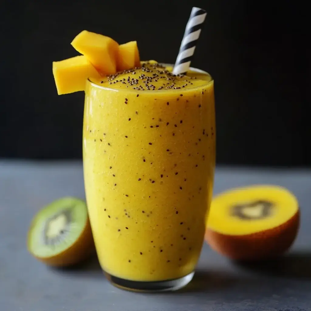 Tropical Mango Kiwi Smoothie: Refresh Your Day Today!