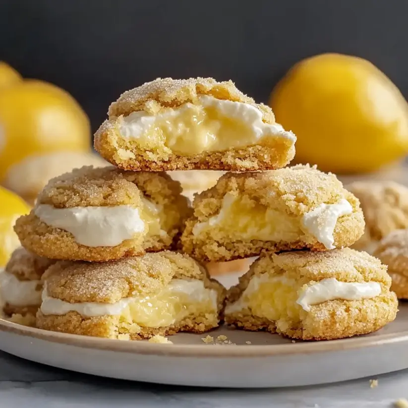 Zesty Lemon Cheesecake Cookies that Delight Your Tastebuds