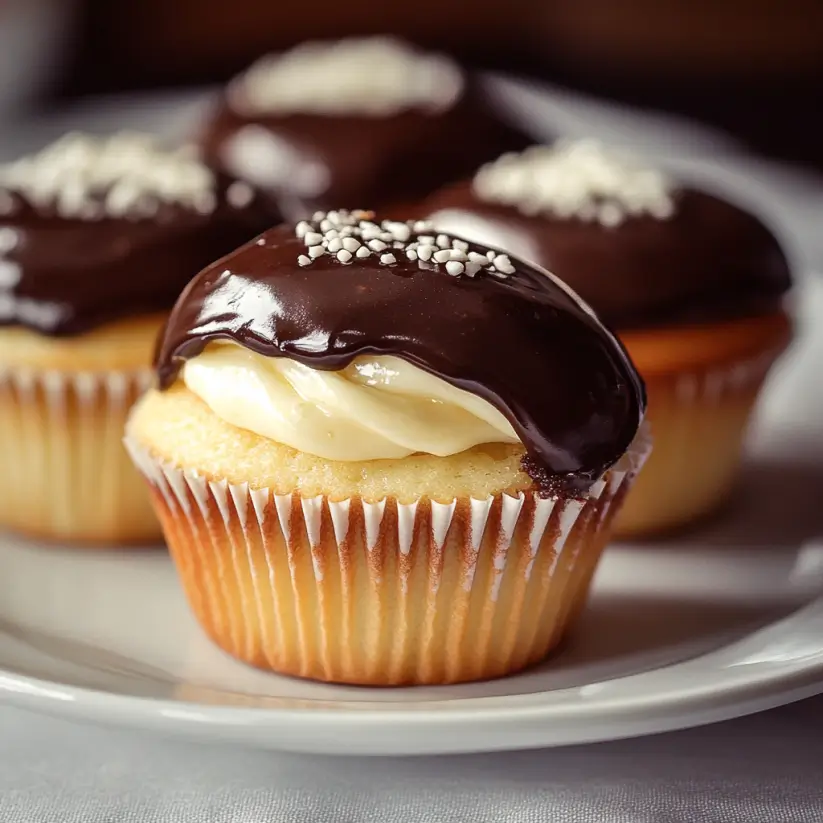 Boston Cream Pie Cupcakes: Indulge in this Easy Recipe!