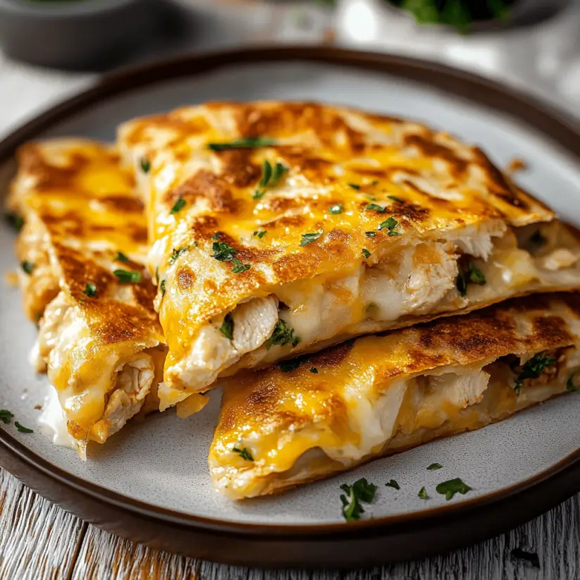 Cheesy Chicken Foldover: A Delicious and Easy Recipe!