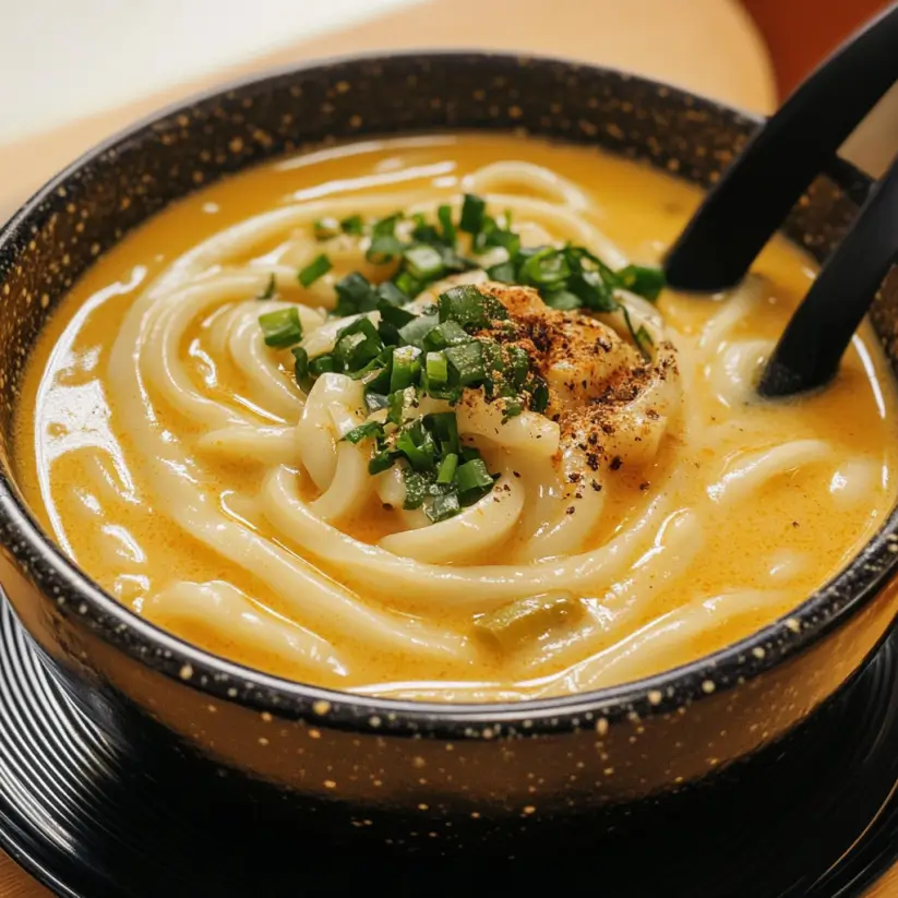 Creamy Milk Curry Udon Noodle Soup: A Warm Delight!