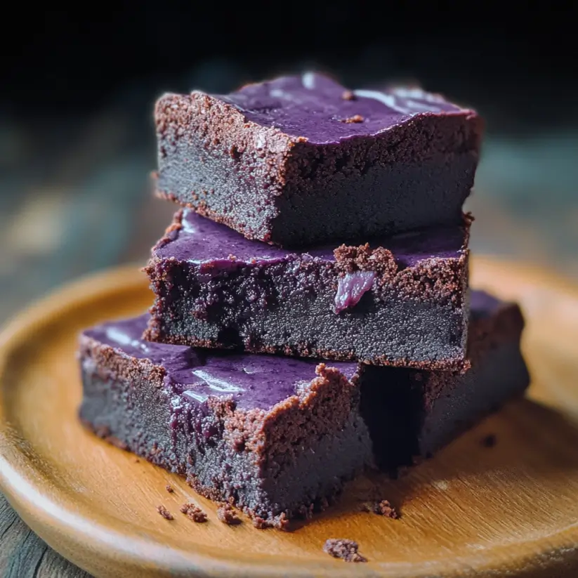 Fudgy Ube Brownies that Melt in Your Mouth!