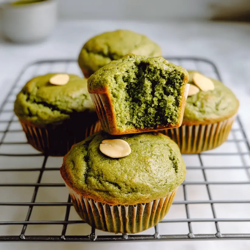 Matcha Green Tea Muffins that Delight Every Morning!