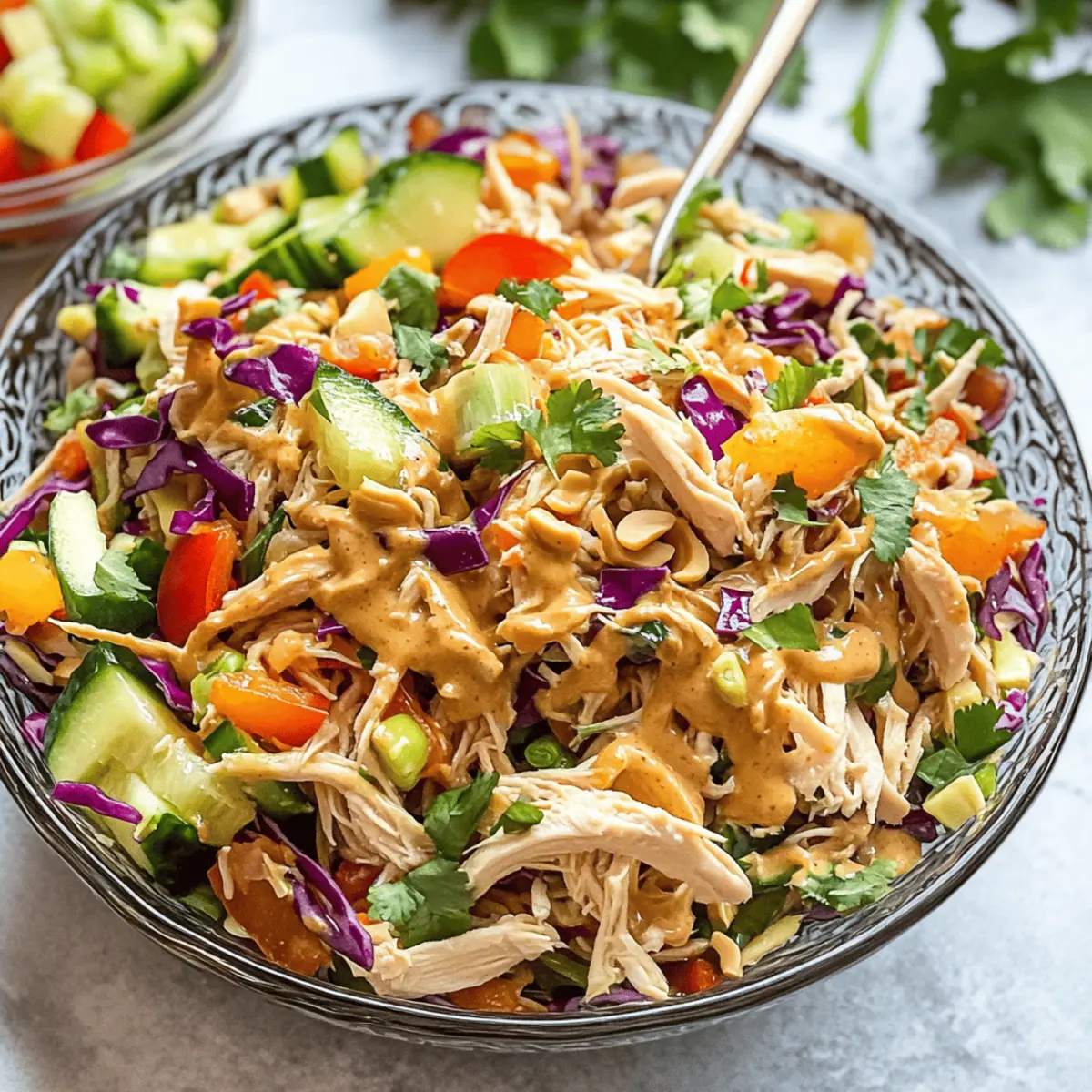 Thai Chicken Salad: Crisp, Colorful, and Bursting with Flavor
