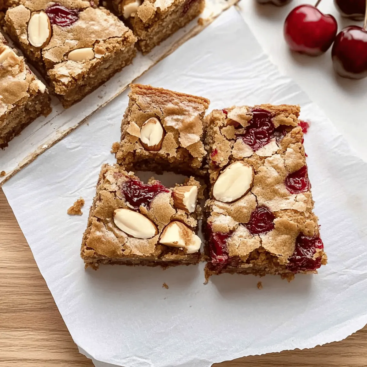 Cherry Blondies