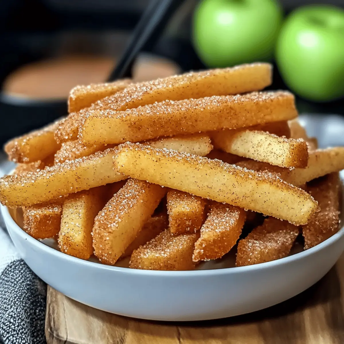 Crispy Air Fryer Apple Fries – A Sweet & Healthy Treat