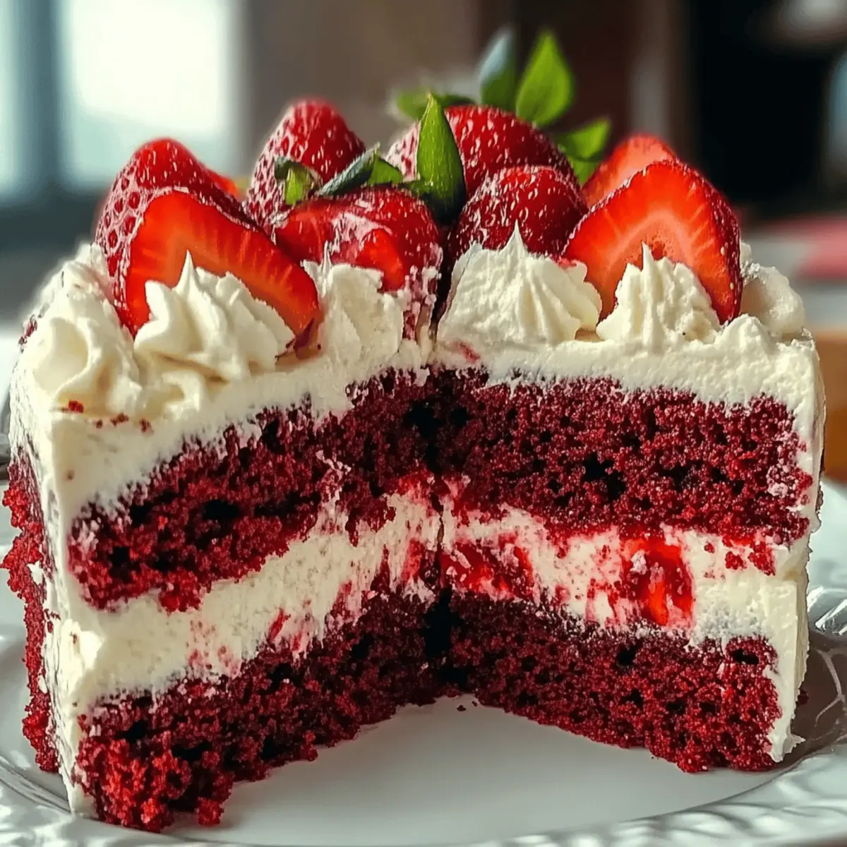 Irresistible Strawberry Velvet Cake for Sweet Celebrations