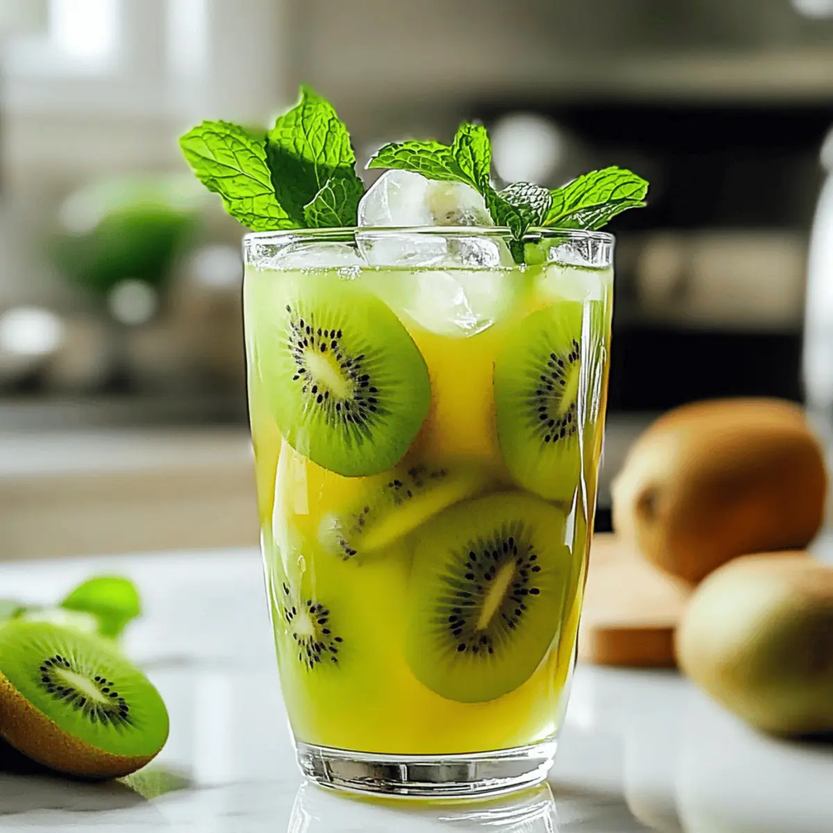 Kiwi Mint Cold Brew Green Tea