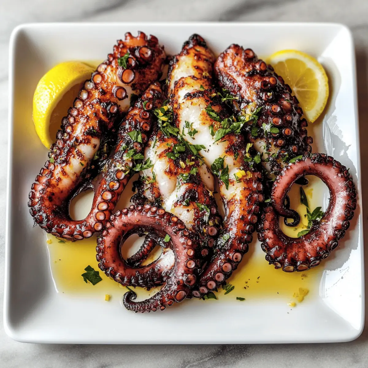 Homemade Grilled Octopus: A Tender Mediterranean Delight