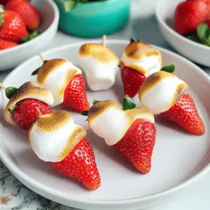 Marshmallow Strawberries
