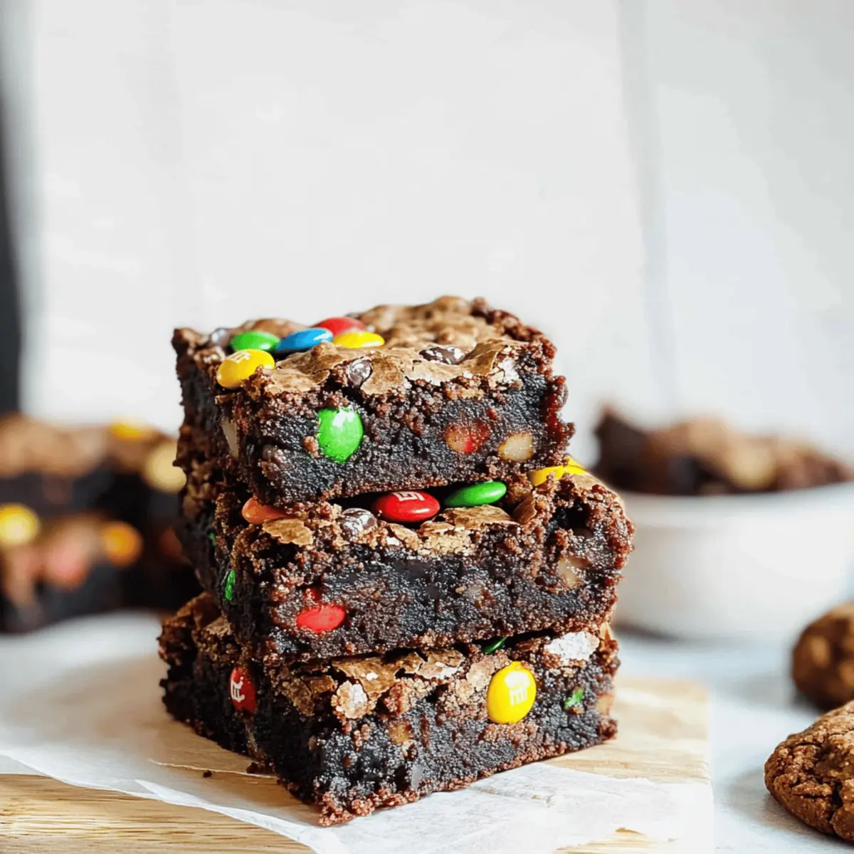 Monster Cookie Fudgy Brownies That’ll Make You Smile
