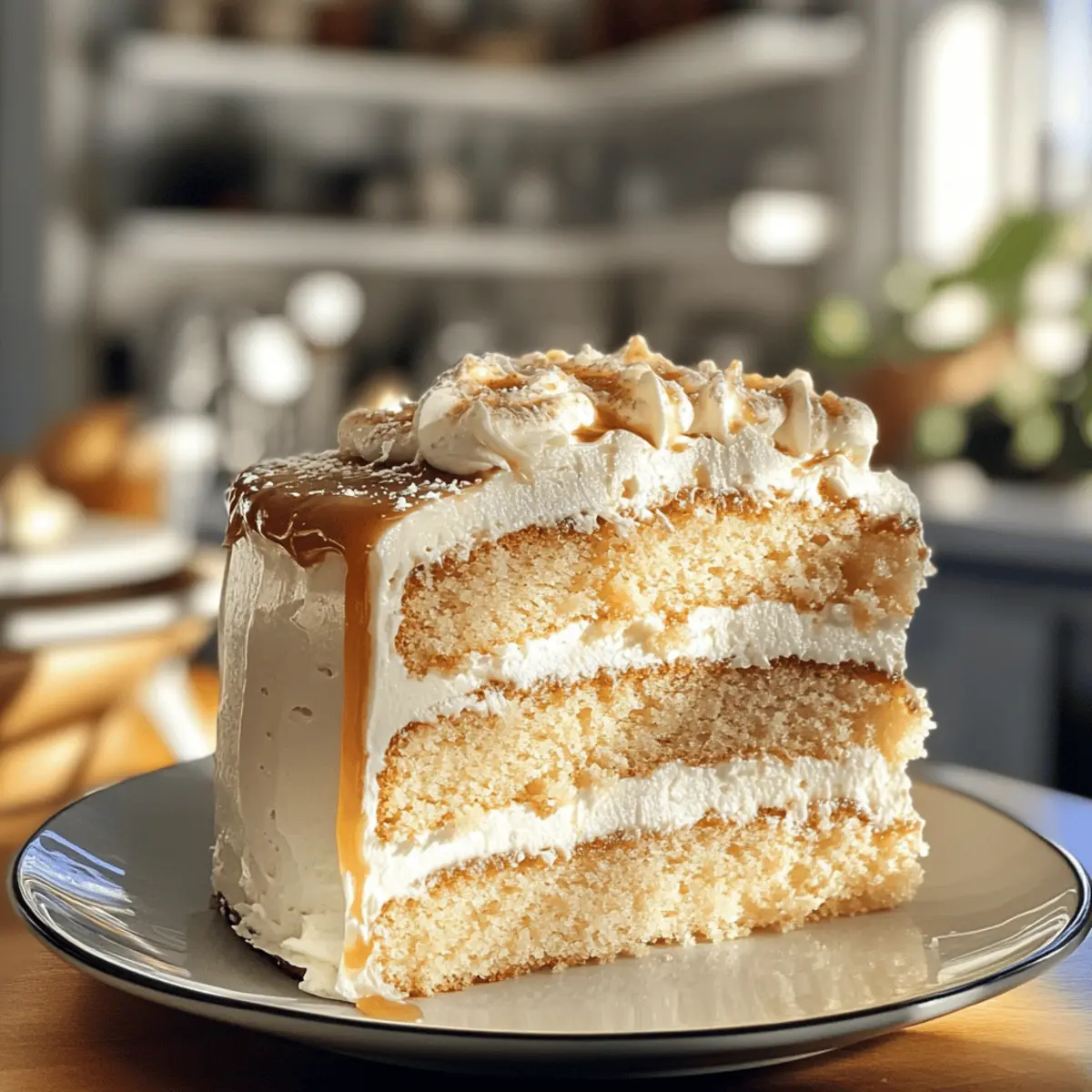 Decadent Salted Caramel & Vanilla Bliss Cake to Impress