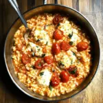Tomato Mozzarella Risotto
