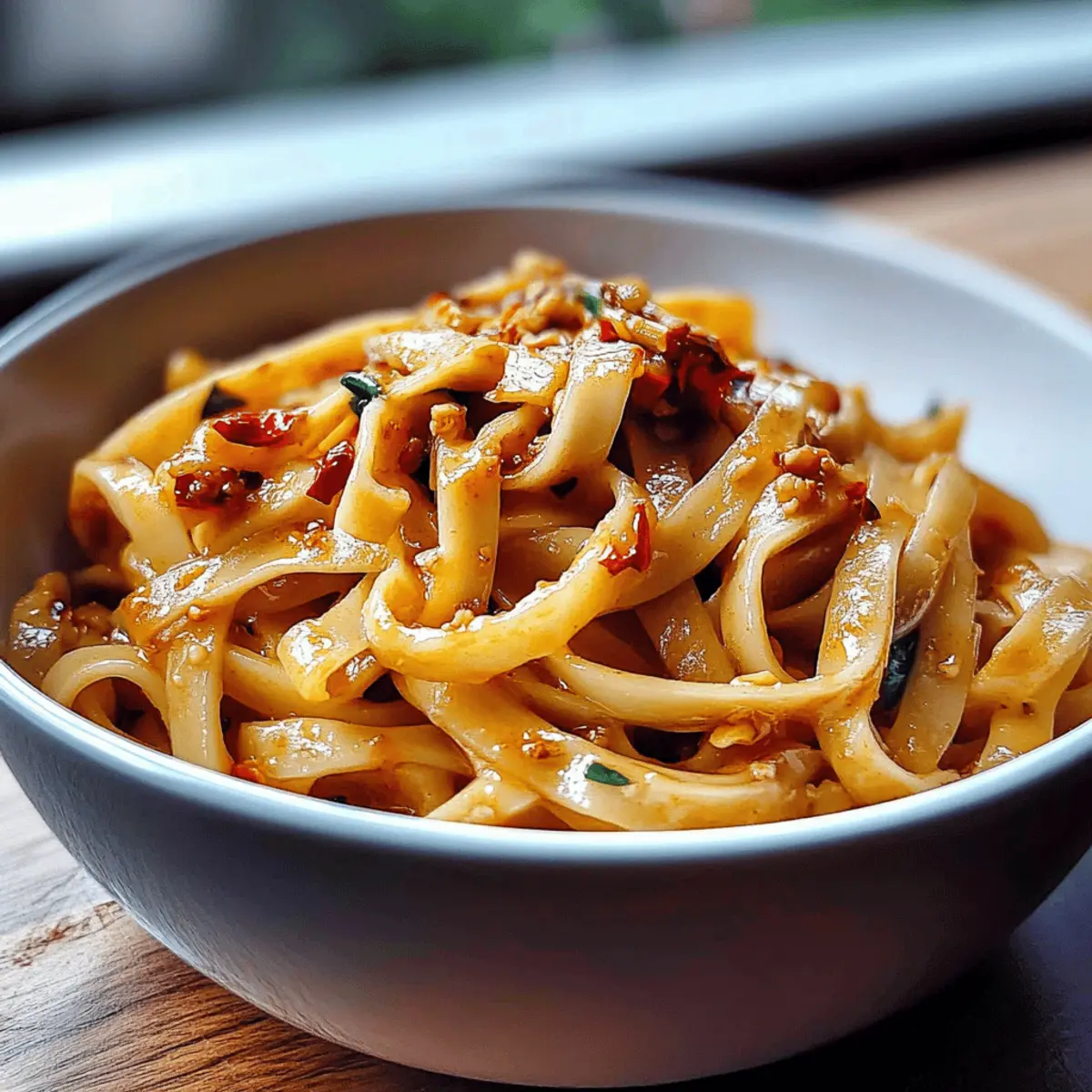 Aromatic Garlic Chilli Noodles with Soy and Vinegar Bliss