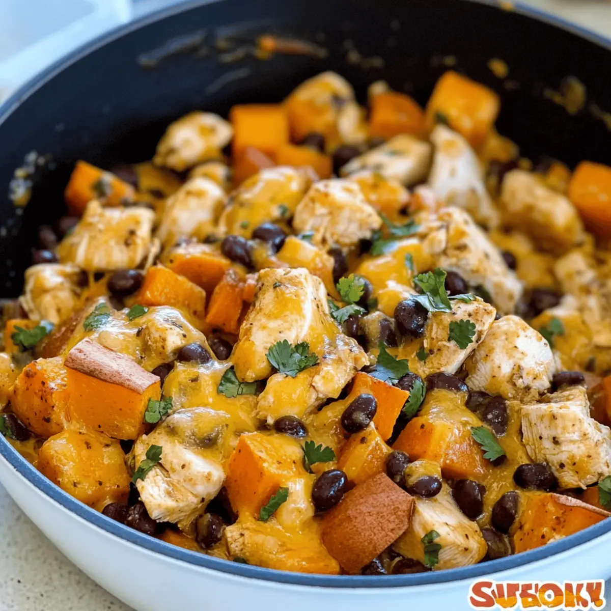 Savory Chicken and Sweet Potato Skillet for a Quick Dinner