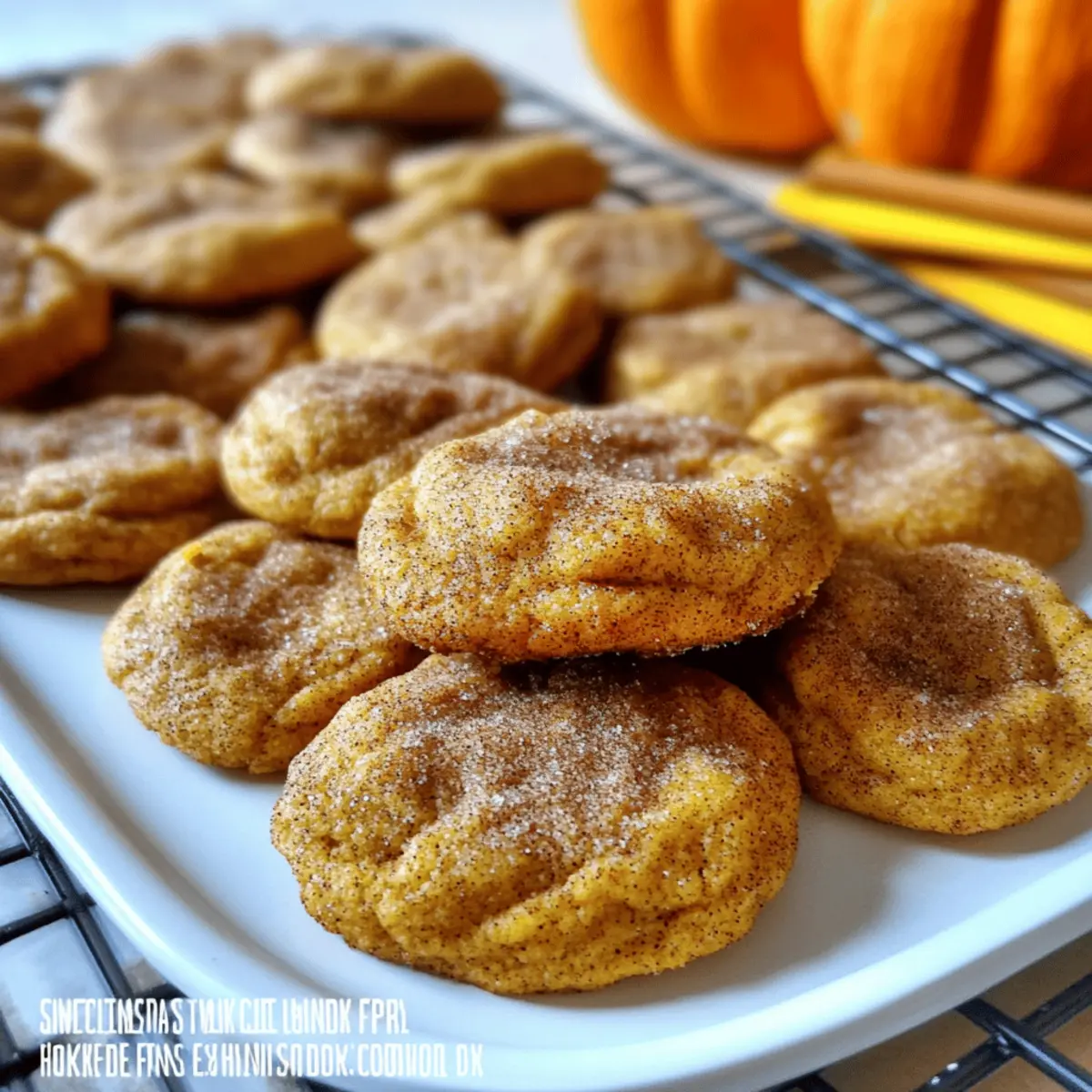 Pumpkin Snickerdoodles: Soft, Chewy Bliss for Fall Treats