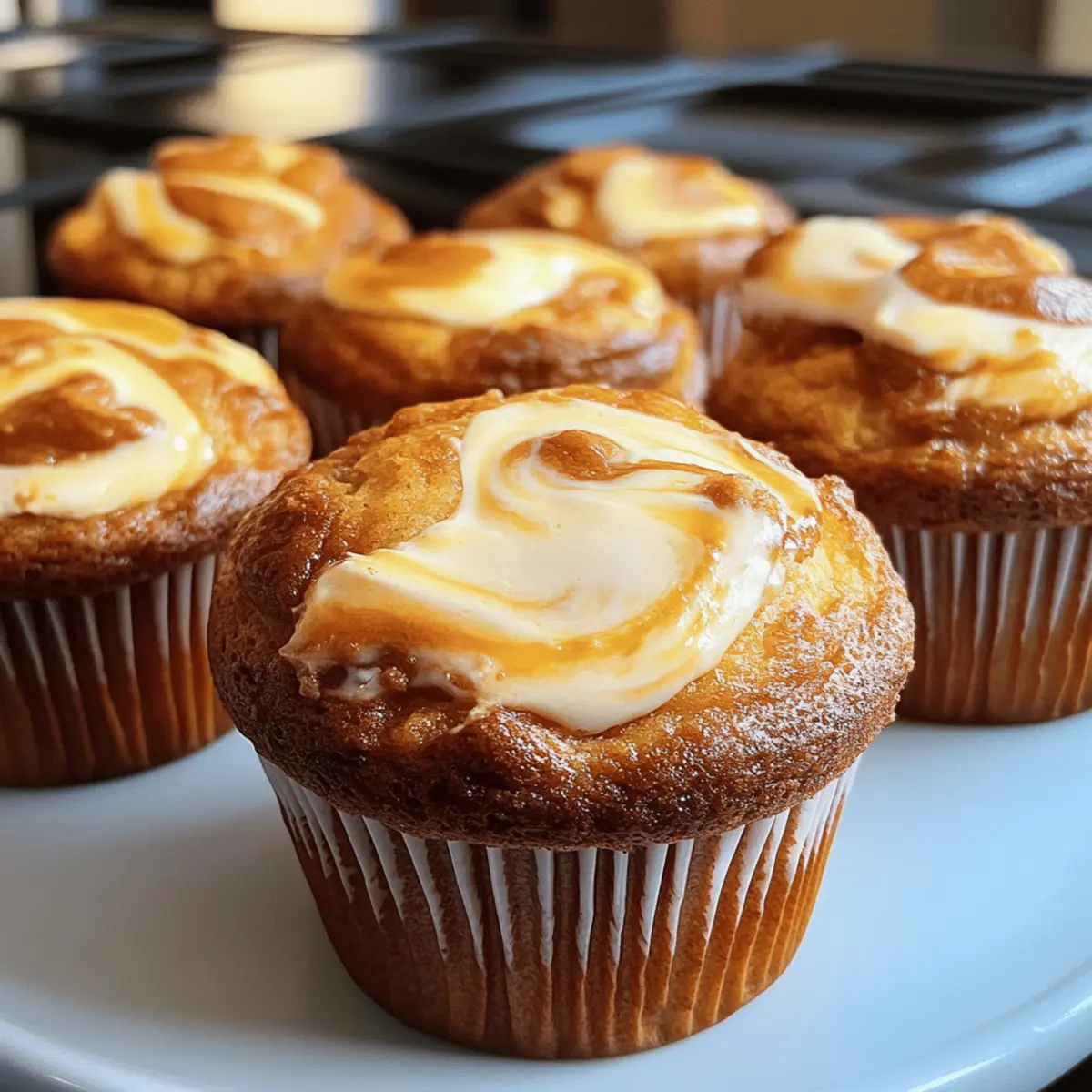 Pumpkin Cream Cheese Swirl Muffins for Cozy Fall Mornings